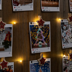 Гирлянда-нить с насадками «Прищепки-звёздочки» - Фото 2