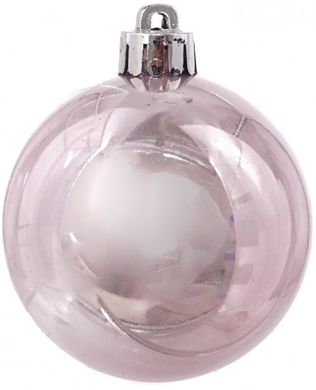 Набор игрушек ёлочных «Вензель розовый»