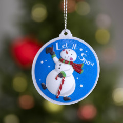 Игрушка cветодиодная «Снеговик» - Фото 1