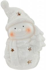 Фигурка декоративная с подсветкой «Снеговик» - Фото 1