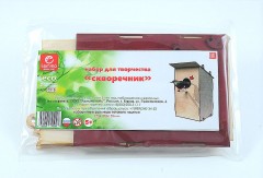 Деревянный конструктор «Скворечник для птиц» - Фото 3