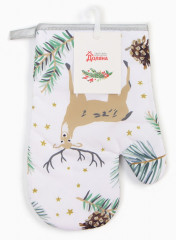 Варежка-прихватка «Олени» - Фото 4