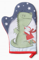 Варежка-прихватка «Новогодние объятия» - Фото 1