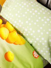 Комплект постельного белья «Чебурашка. Апельсиновый рай» - Фото 4