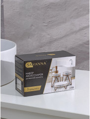 Набор аксессуаров для ванной комнаты «Геометрика» - Фото 8