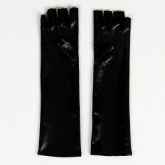 Перчатки без пальцев карнавальные - Фото 2