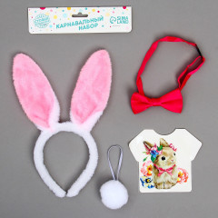 Набор карнавальный «Зайчишка» - Фото 1
