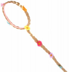 Ободок карнавальный с косичкой «Цветочный рай» - Фото 1