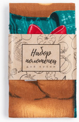 Набор полотенец кухонных «Новогодняя Сказка праздник в городе» - Фото 6
