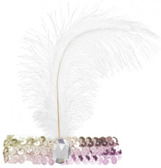 Повязка на голову с пером - Фото 1