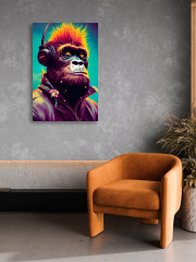 Картина «Обезьяна в наушниках» - Фото 1