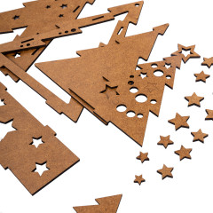 Набор для творчества «Настольный фонарь. Новогодняя елочка» - Фото 3