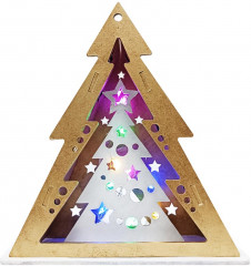 Набор для творчества «Настольный фонарь. Новогодняя елочка» - Фото 7