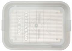 Туалет для кошек с сеткой и высокими ножками - Фото 1