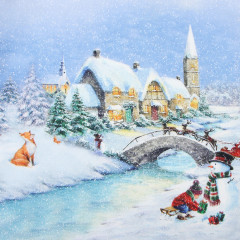 Фартук «Рождественский вечер» - Фото 4