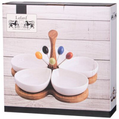 Менажница на подставке с вилочками «Native» - Фото 1