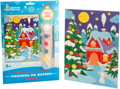 Роспись по дереву «Зима» - Фото 5