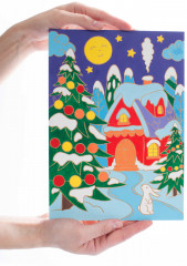 Роспись по дереву «Зима» - Фото 9