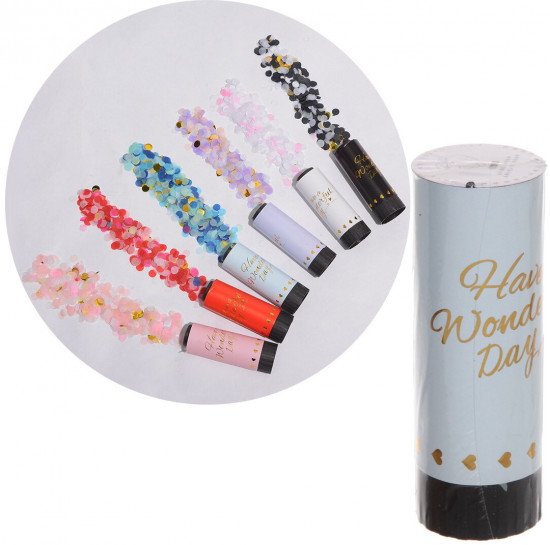 Пневмохлопушка «Воздушные искры, синяя лагуна»