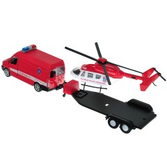 Инерционная машина Пожарная охрана с вертолетом - Фото 1