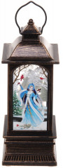 Сувенир с подсветкой «Фонарь с сказочной снегурочкой» - Фото 2