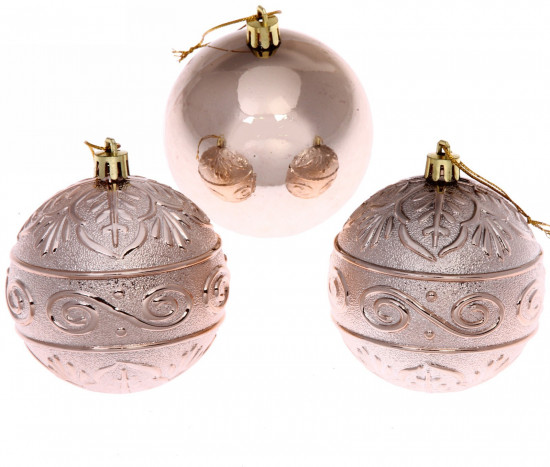 Набор шаров ёлочных «Микс фактур»