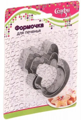 Набор форм для выпечки печенья «Снеговик» - Фото 1