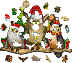 Пазл деревянный «Новогодняя вечеринка» - Фото 2