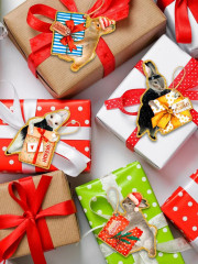 Набор бирок-открыток новогодних «Праздник» - Фото 3