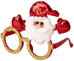 Очки карнавальные «Дед Мороз» - Фото 1