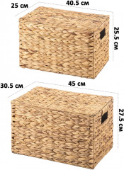 Набор корзин с крышками - Фото 2