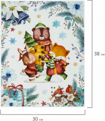 Наклейка для окон многоразовая «Весёлые зверята» - Фото 5