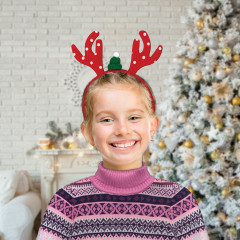 Ободок новогодний с рожками - Фото 4