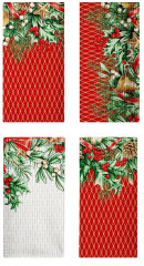 Комплект полотенец вафельных - Фото 2