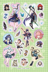 Genshin Impact. Супермного наклеек - Фото 5