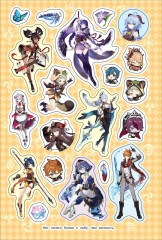 Genshin Impact. Супермного наклеек - Фото 6