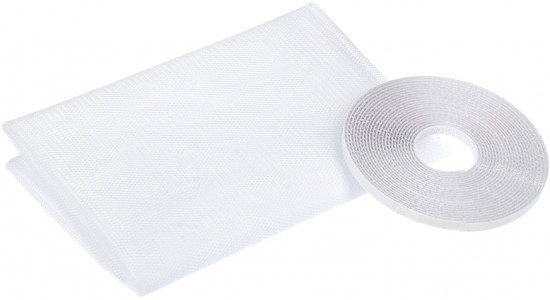 Сетка-штора на дверь противомоскитная (2 шт, 45х210 см)