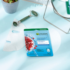 Тканевая маска для лица «Увлажнение+Аква Бомба» c гиалуроновой, П-Анисовой кислотами, экстрактом граната - Фото 8