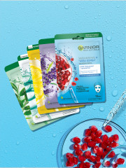 Тканевая маска для лица «Увлажнение+Аква Бомба» c гиалуроновой, П-Анисовой кислотами, экстрактом граната - Фото 11