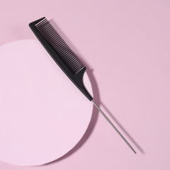 Расчёска антистатическая с металлическим хвостиком - Фото 1