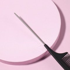 Расчёска антистатическая с металлическим хвостиком - Фото 3