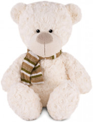 Игрушка мягкая «Молочный Мишка с шарфом» - Фото 1