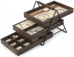 Шкатулка для украшений «Terrace», орех - Фото 1