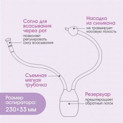 Аспиратор назальный детский «Мишка» - Фото 1