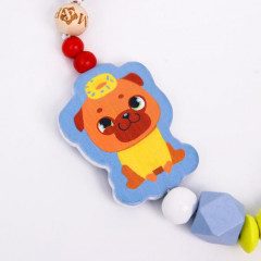 Держатель-игрушка для пустышки «Пёсики» - Фото 1