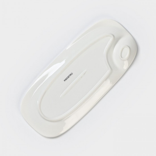 Блюдо сервировочное с соусником «Бланш»