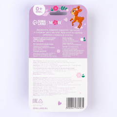 Держатель для пустышки на цепочке «Мамы и малыши: оленёнок» - Фото 5