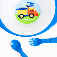 Набор детской посуды «Транспорт Бип-Бип» - Фото 6