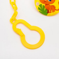 Держатель для пустышки на цепочке «Леопард» - Фото 2