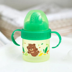 Поильник детский с твёрдым носиком «Мишутка. Мамы и малыши» - Фото 1